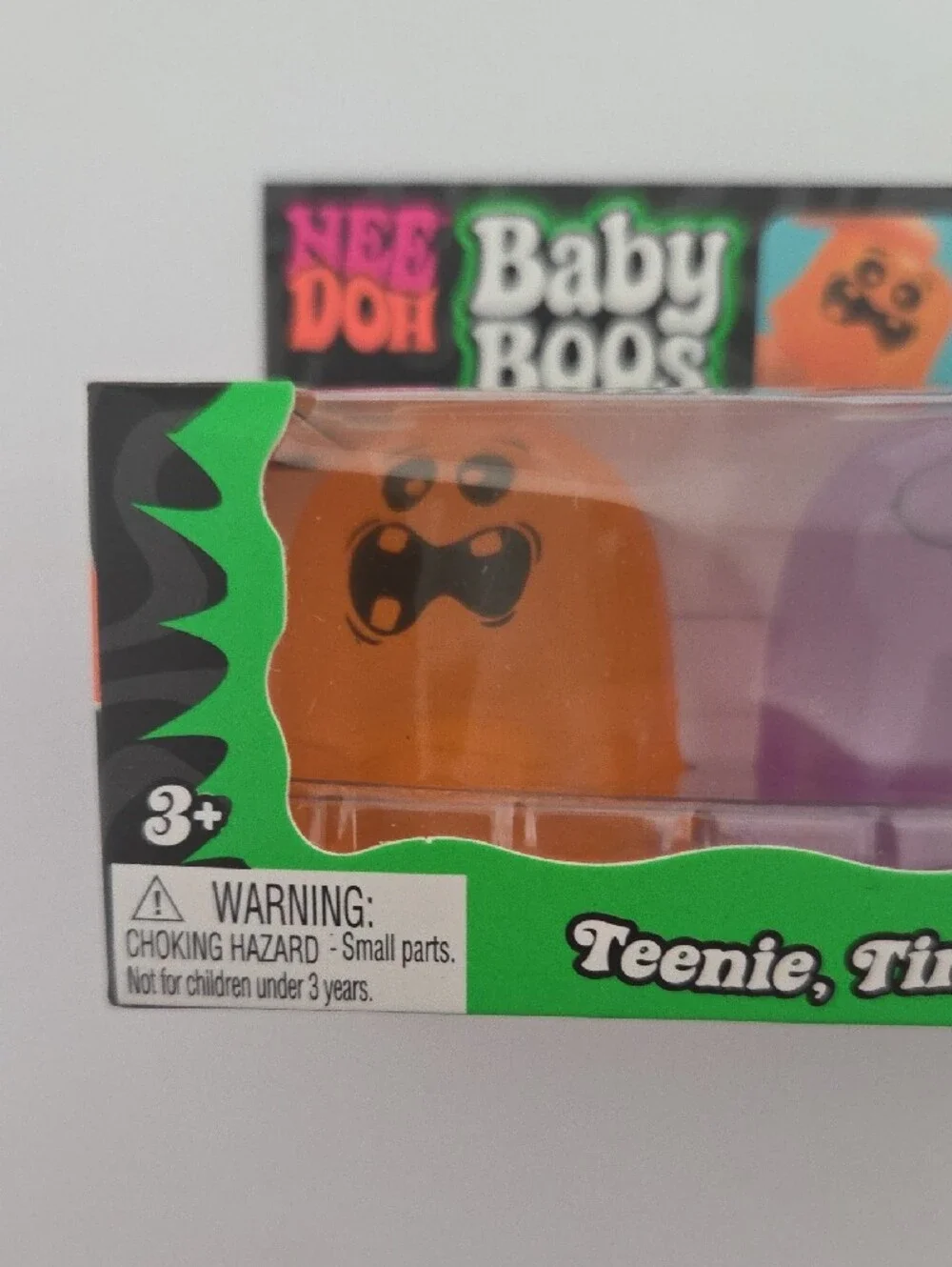 Needoh Baby Boos(3 Pk) W/orange,purple,and green teenie tiny ghosts-Authentic